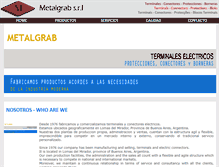 Tablet Screenshot of metalgrab.com.ar